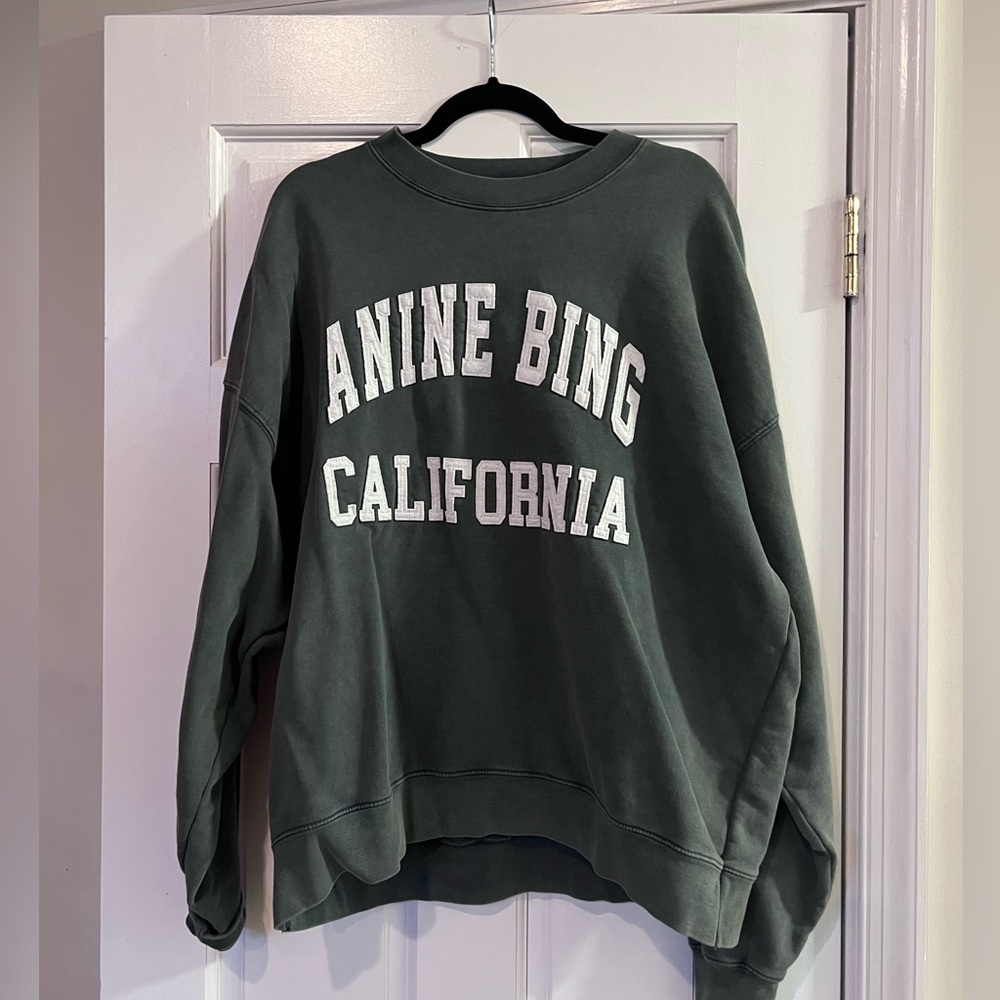 Anine Bing New Green Sweatshirt
